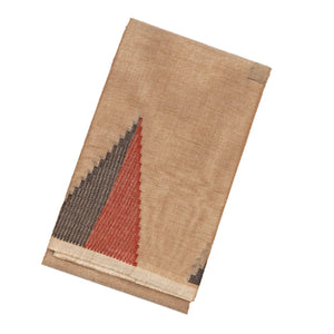 Beige Handloom Rasipuram Cotton Saree With Temple Buttas