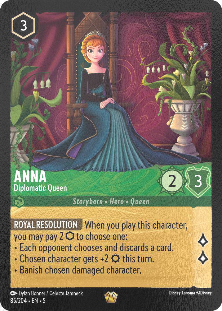Anna - Diplomatic Queen - 85/204 [Shimmering Skies] [Cold Foil]