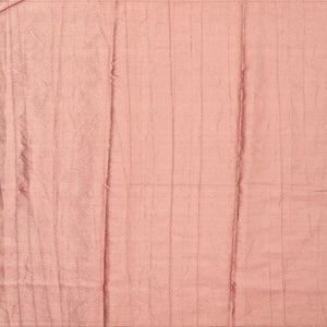 Peach Woven Crushed Tissue Saree With Embroidery