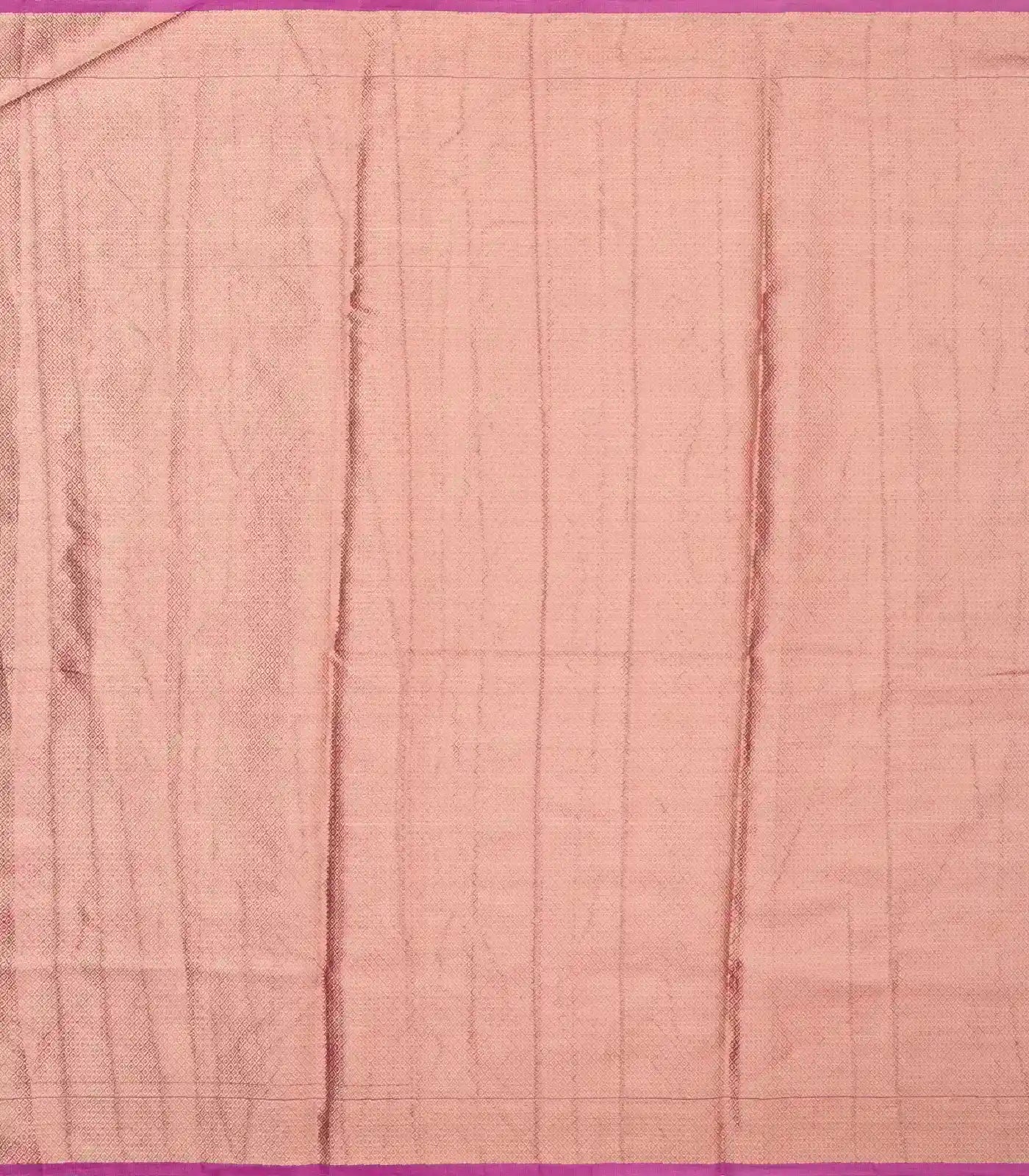 Peach Woven Crushed Tissue Saree With Embroidery