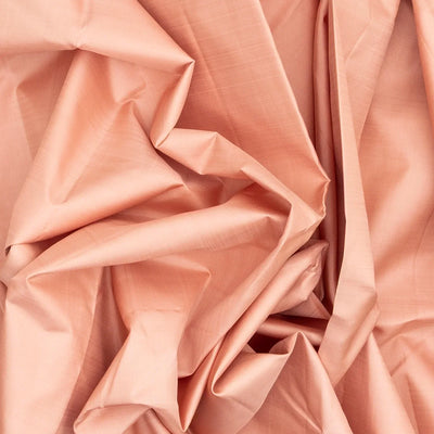 Baby Pink Handloom Korvai Kanchipuram Silk Saree With Orange Border