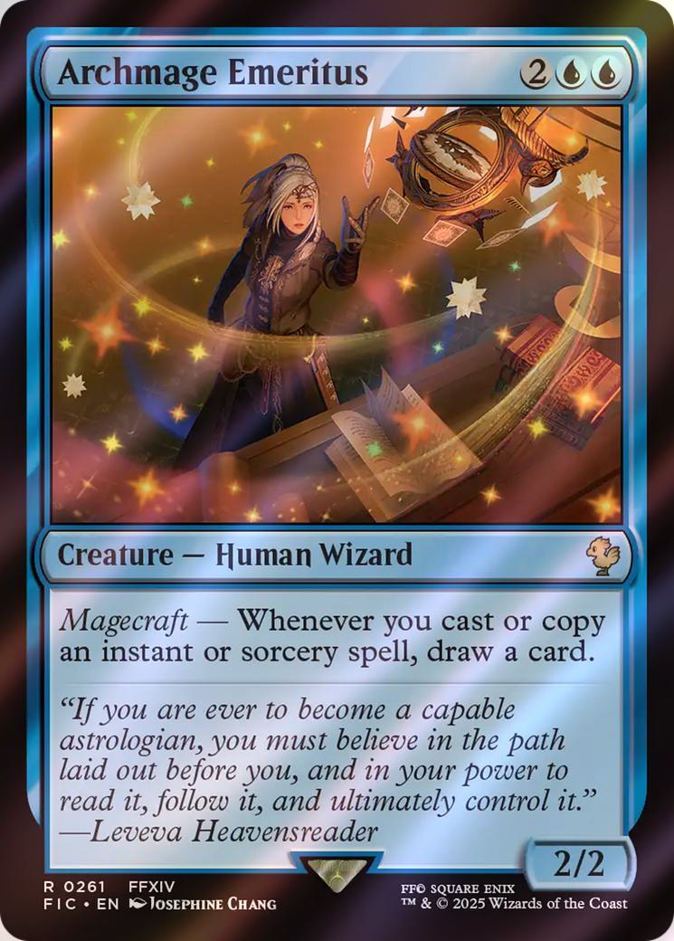 Archmage Emeritus [261] [FINAL FANTASY: Commander] [Surge Foil]