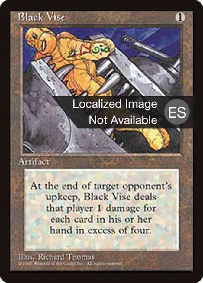 Black Vise - Chinese [299] [Fourth Edition Black Border: Chinese] [Non-Foil]