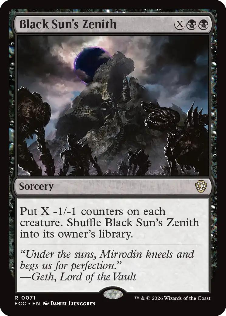 Black Sun's Zenith [71] [Lorwyn Eclipsed: Commander] [Non-Foil]