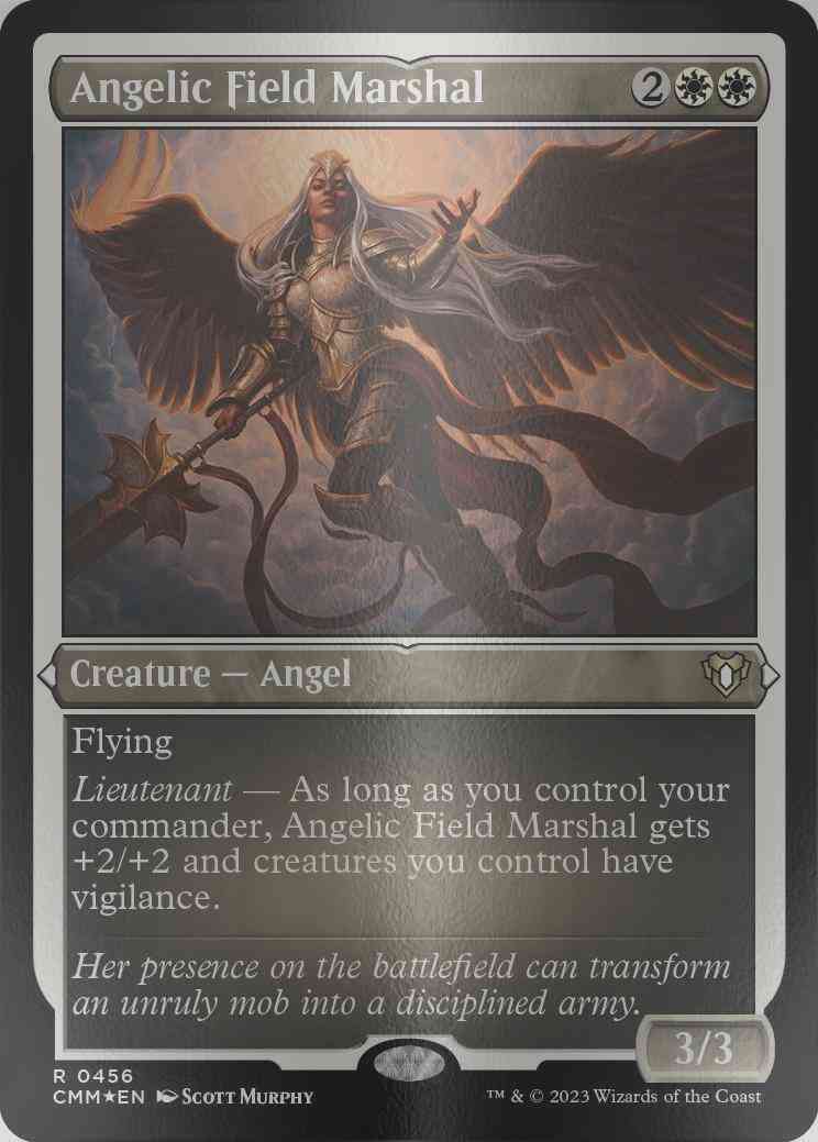 Angelic Field Marshal [456] [Commander Masters] [Etched Foil]