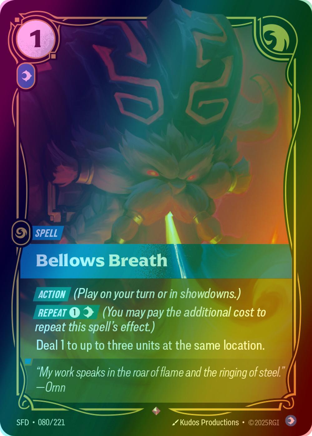 Bellows Breath - 080/221 [Spiritforged] [Foil]