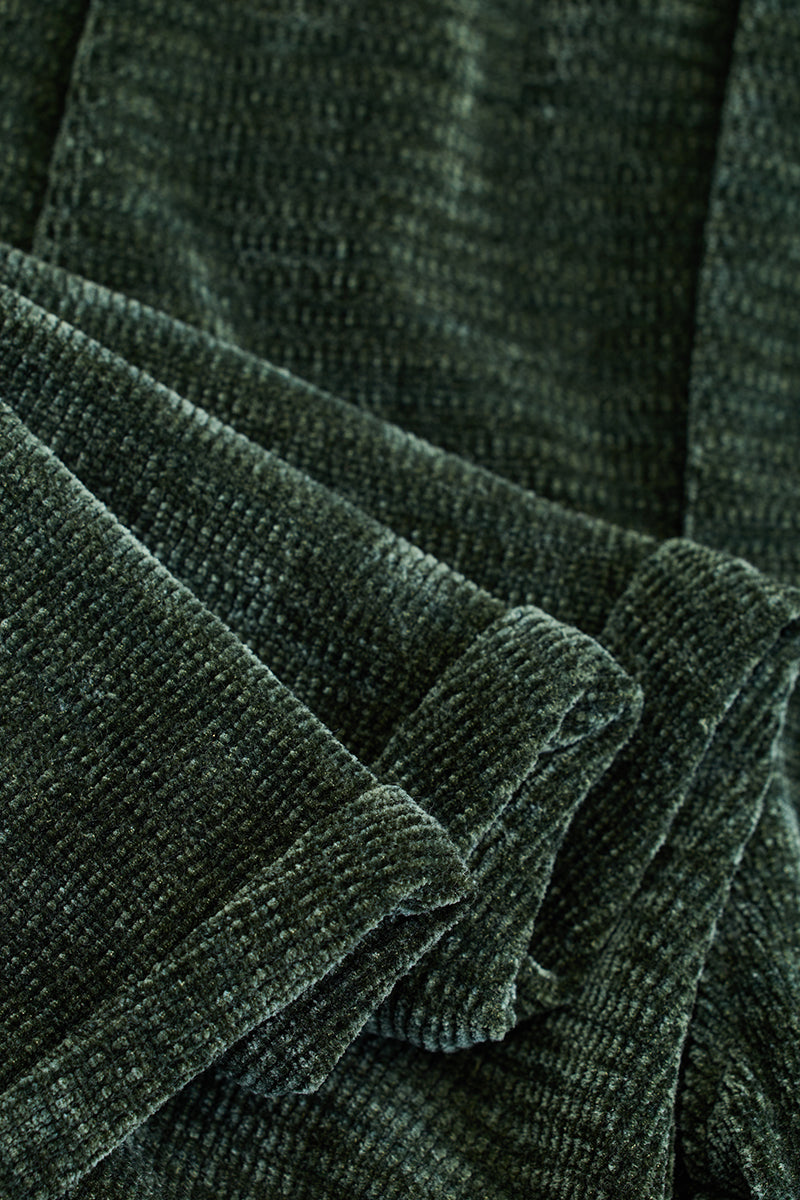 Olive Corduroy Relaxed Fit Trousers