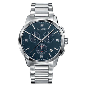Balmain Madrigal Chrono Gent Blue Dial Men 42mm