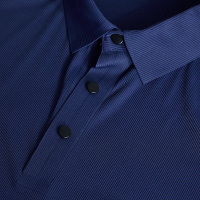 Dark Blue Stitchless Polo T-Shirt