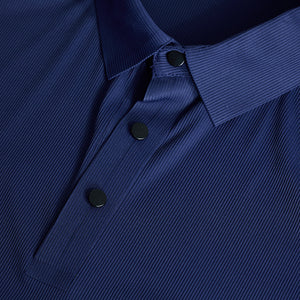 Dark Blue Stitchless Polo T-Shirt
