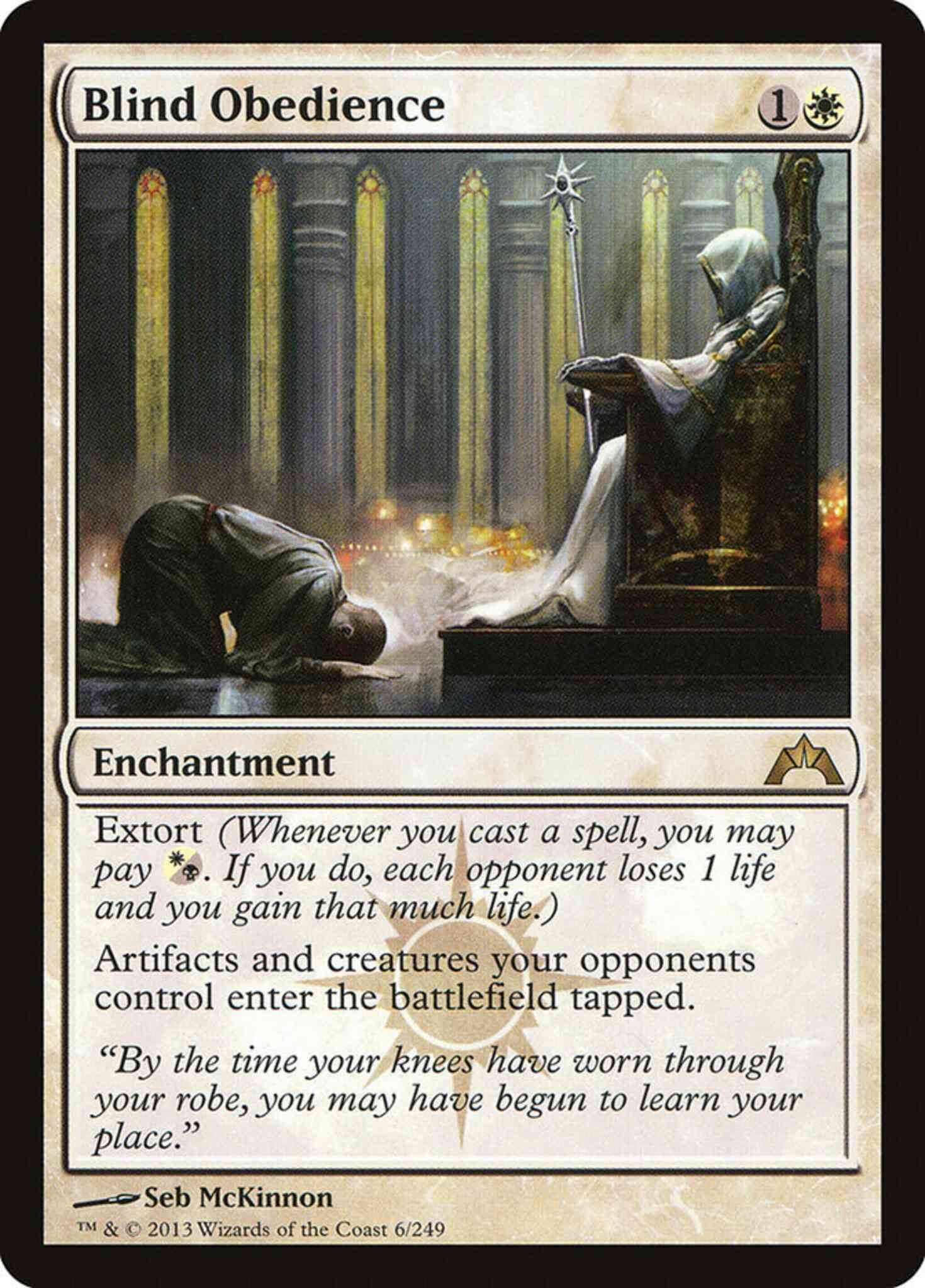 Blind Obedience [6] [Gatecrash] [Non-Foil]