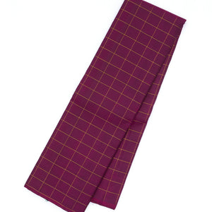 Maroon Handloom Kanchipuram Silk Saree With Dotted Checks