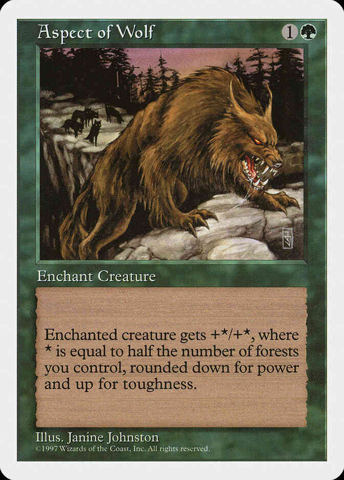 Aspect of Wolf [278] [Fifth Edition] [Non-Foil]