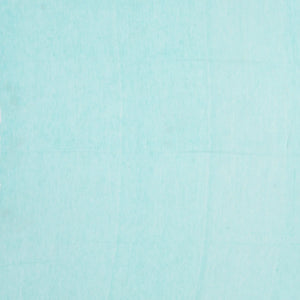 Turquoise Bengal Cotton Saree With Flower Buttas