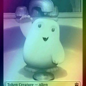 Alien Token (02) // Food Token (25) [Universes Beyond: Doctor Who: Tokens] [Foil]