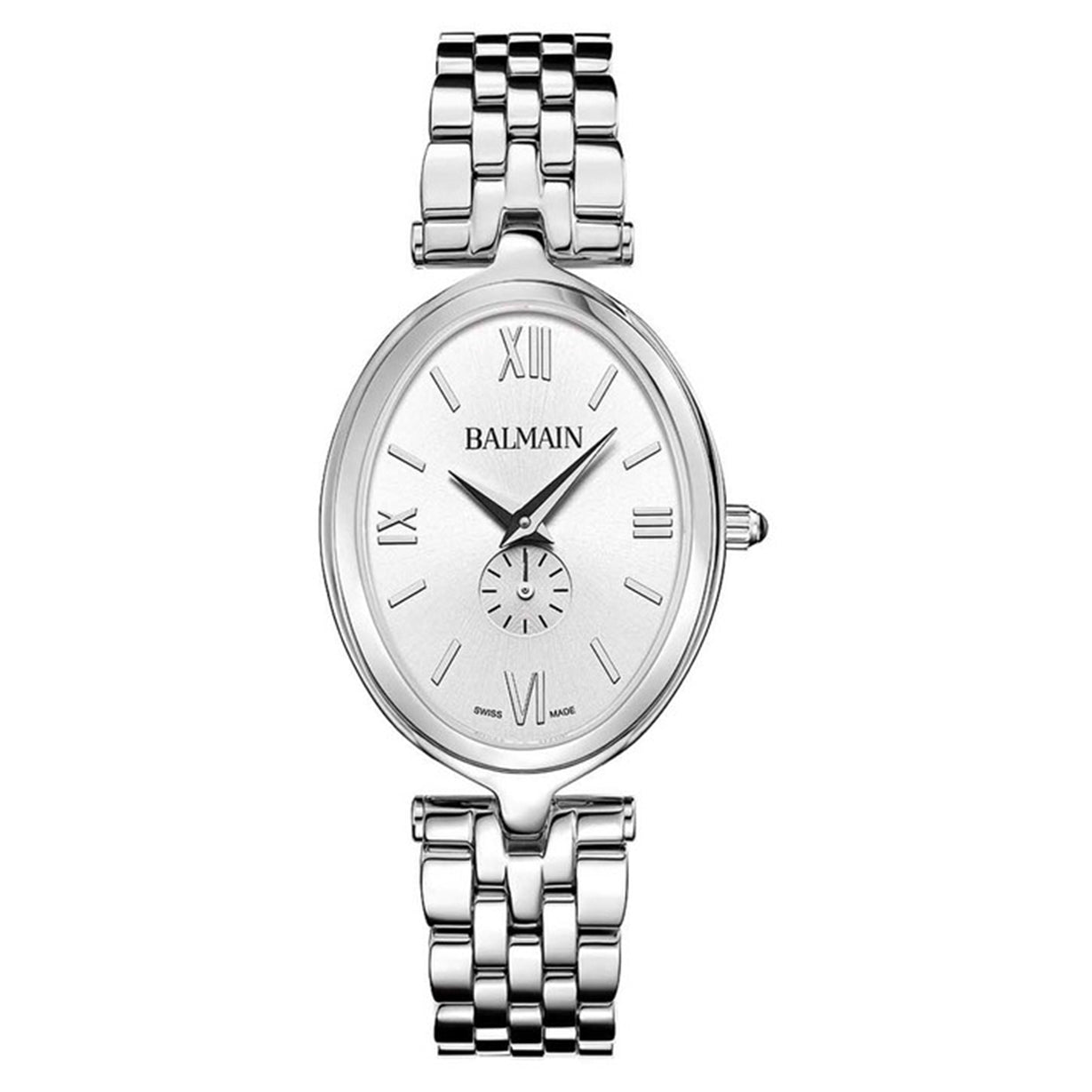 Balmain Haute Elegance Oval Silver Dial Women 32mm