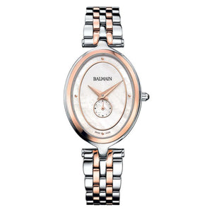 Balmain Haute Elegance Oval Mother Of Pearl Dial Women 32mm