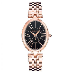 Balmain Haute Elegance Oval Black Dial Women 32mm