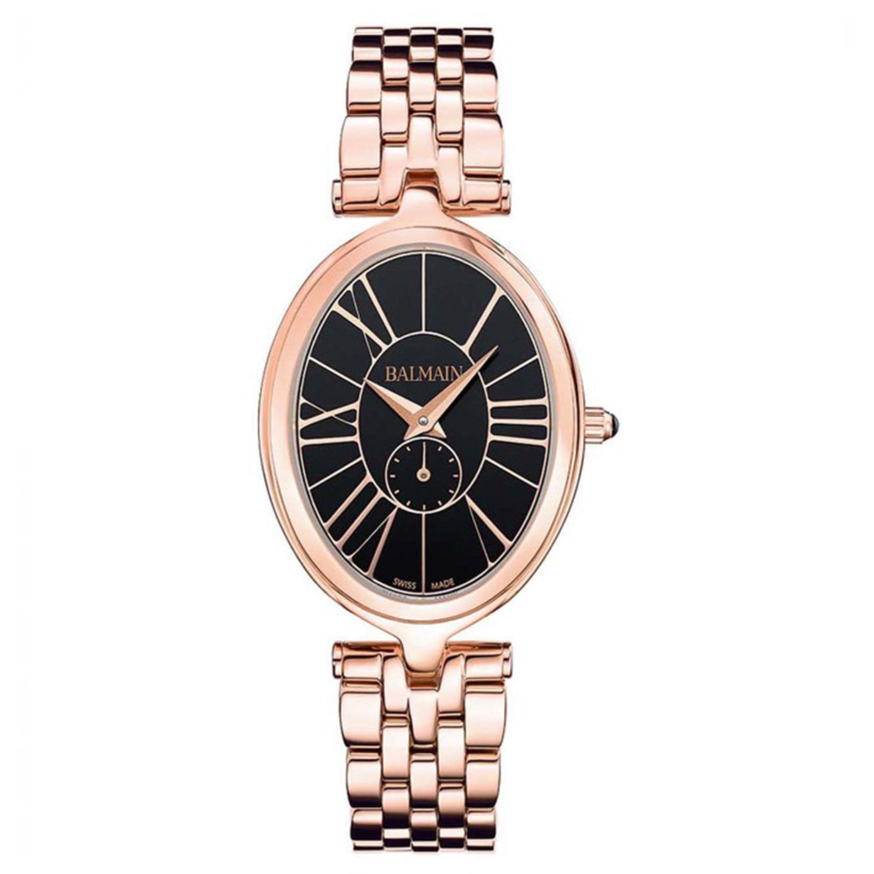 Balmain Haute Elegance Oval Black Dial Women 32mm