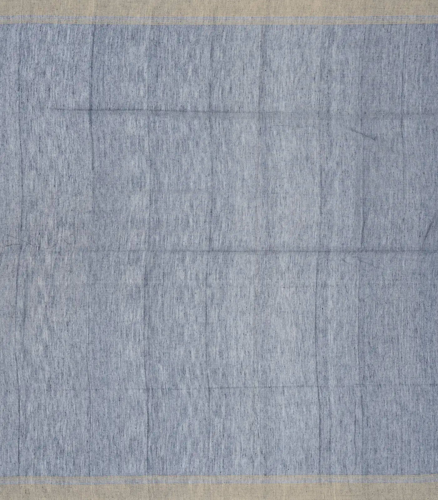 Grey Handloom Bengal Cotton Saree With Floral Buttas