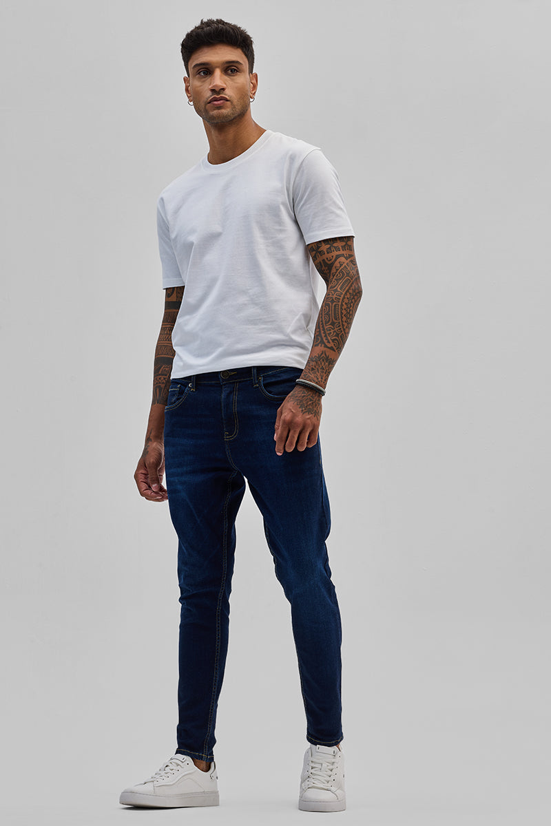 Dark Blue Skinny Fit Jeans