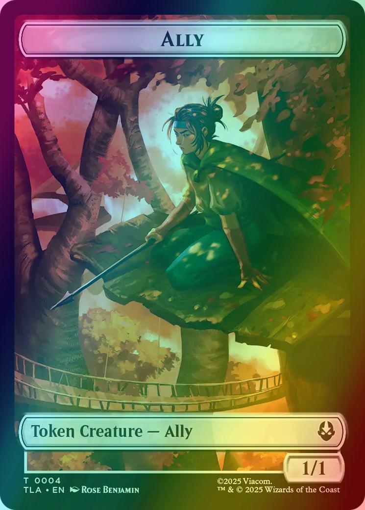 Ally Token (04) // Clue Token (15) [Avatar: The Last Airbender: Tokens] [Foil]