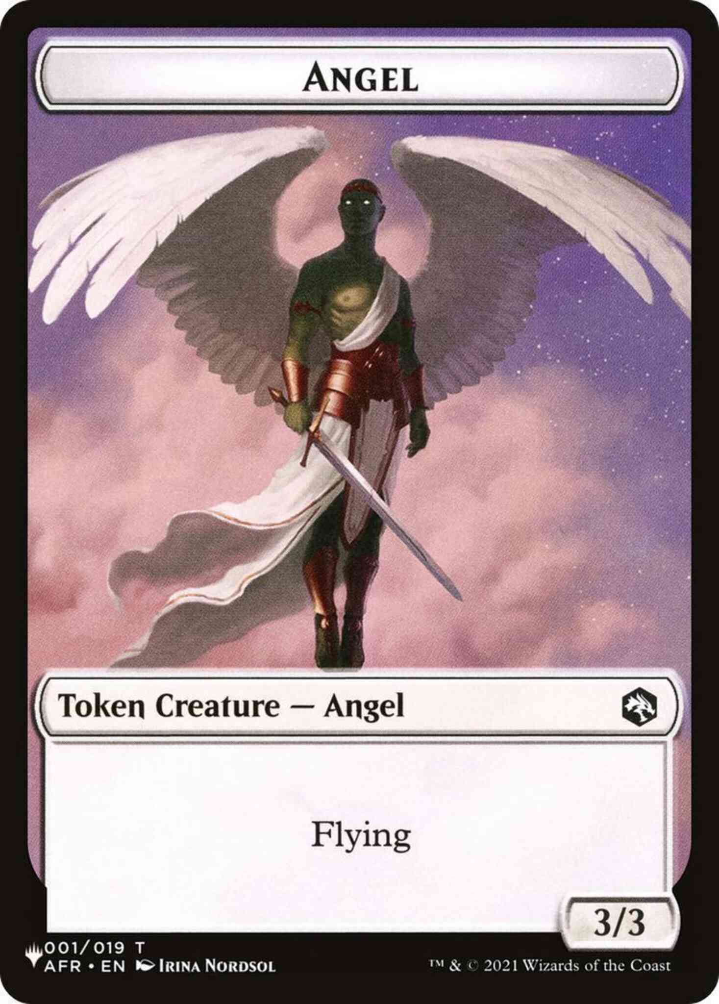 Angel Token (01) // Spirit Token (1341) [TAFR-1] [AFR/SLD Set Symbol] [The List] [Non-Foil]