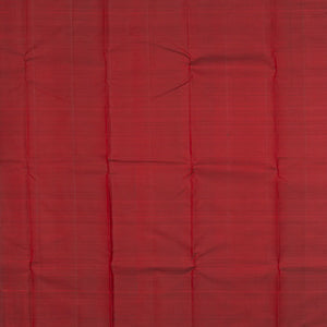 Maroon Handloom Kanchipuram Silk Saree With Floral Zari Buttas