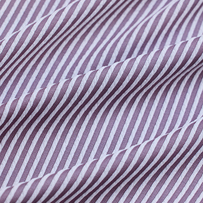 Lavender Stripes Slim Fit Stretch Shirt