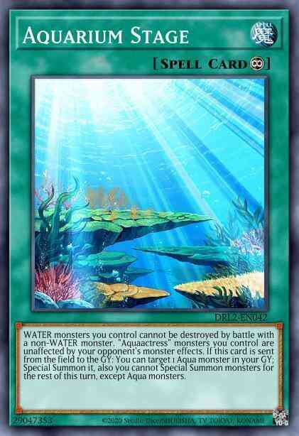 Aquarium Stage - DRL2-EN042 - Super Rare - 1st Edition