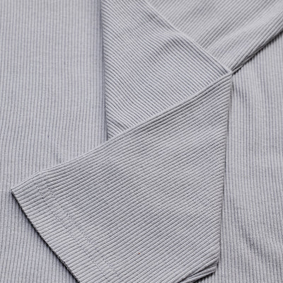 Light Grey Textured Sweatshirt