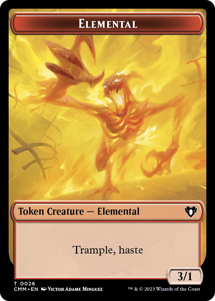 Assassin Token (14) // Elemental Token (26) [Commander Masters: Tokens] [Non-Foil]