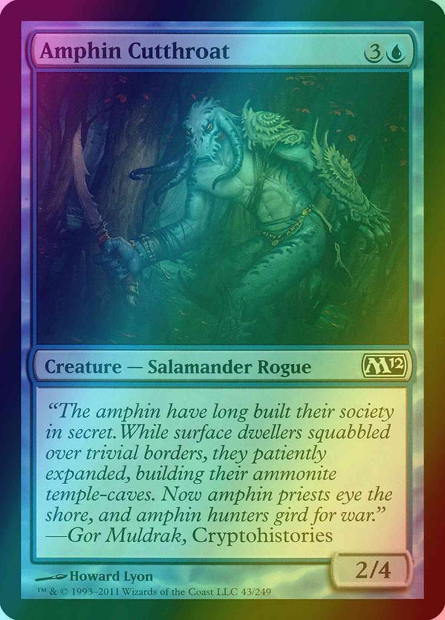 Amphin Cutthroat [43] [Magic 2012] [Foil]