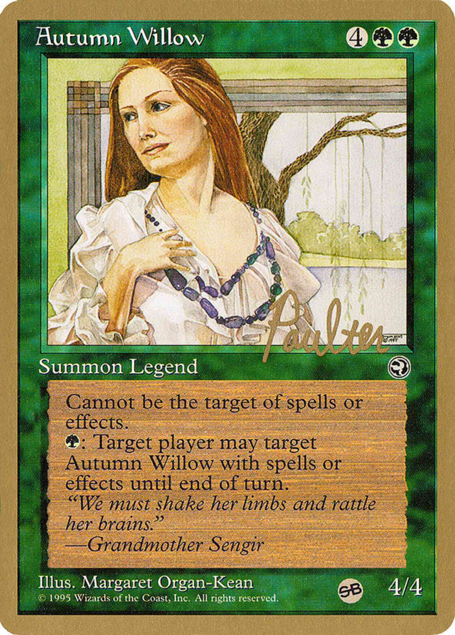Autumn Willow [pp83sb] [Preston Poulter][Sideboard] [Pro Tour Collector Set] [Non-Foil]