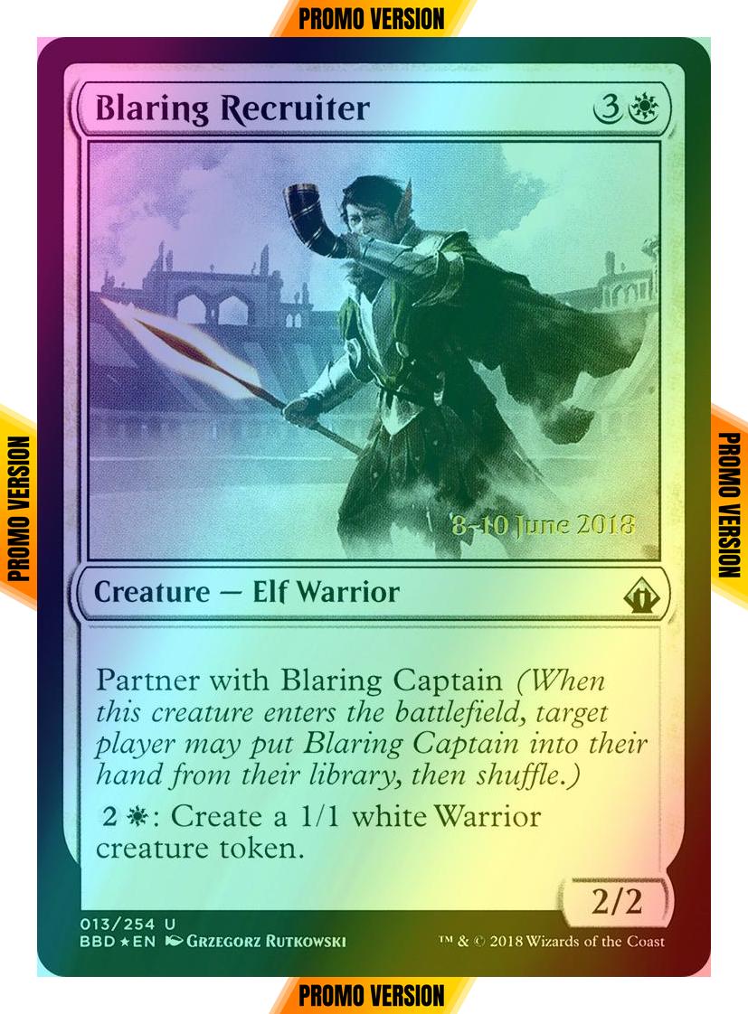 Blaring Recruiter [13s] [Battlebond Promos] [Foil]
