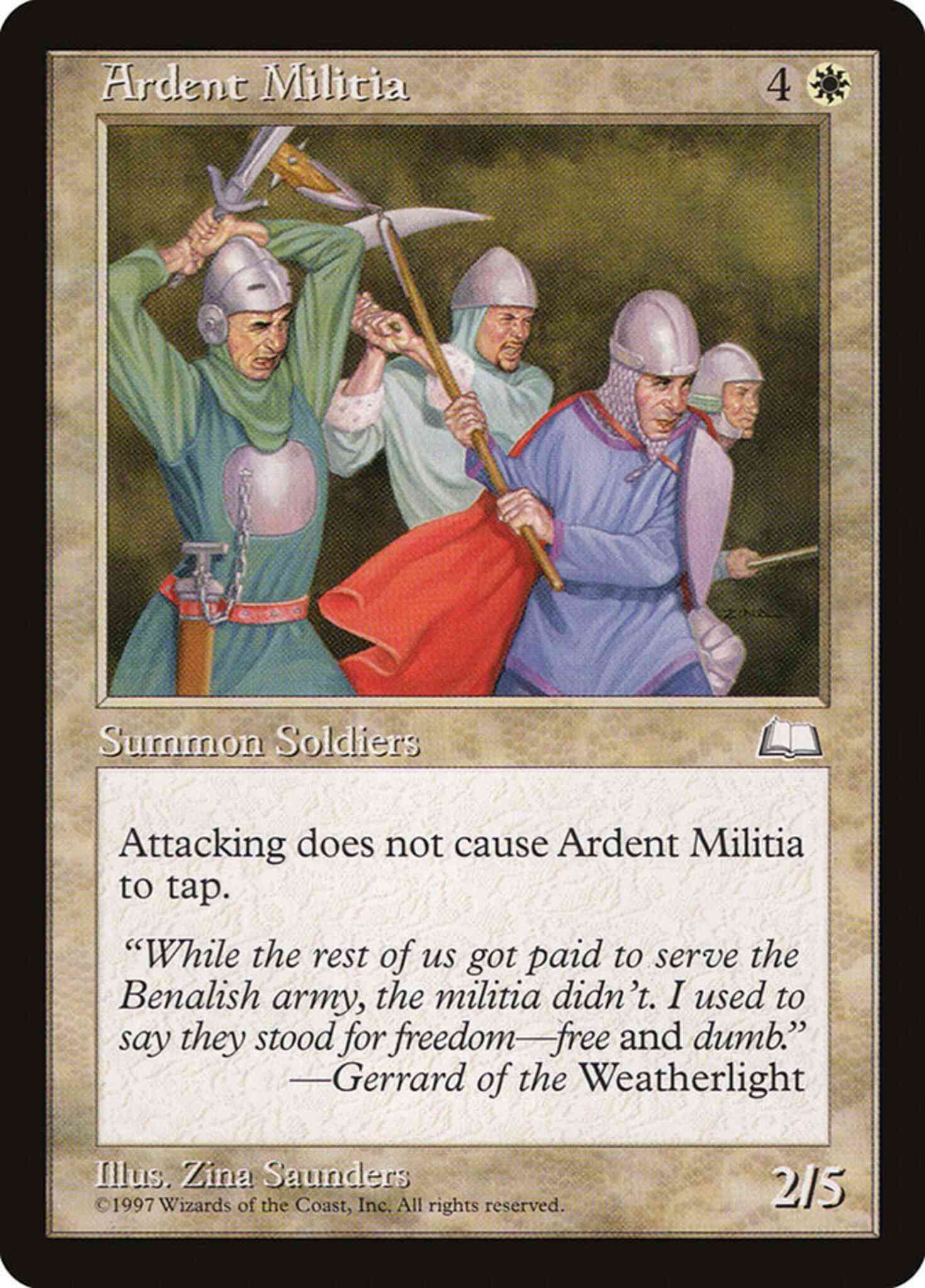 Ardent Militia [5] [Weatherlight] [Non-Foil]