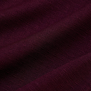 Maroon Mandarin Slim Fit Shirt