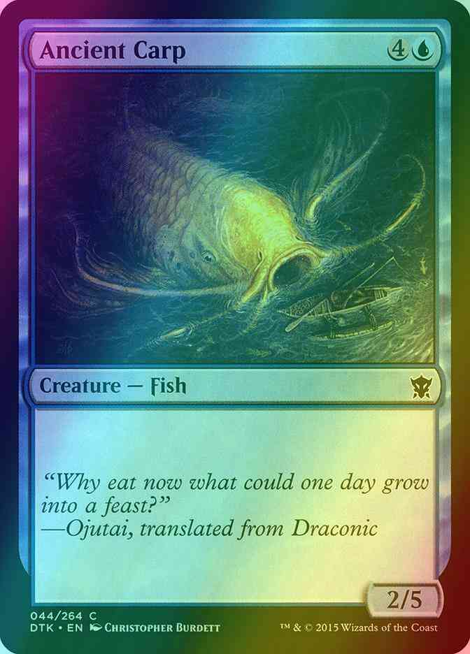 Ancient Carp [44] [Dragons Of Tarkir] [Foil]