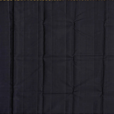 Yellow Handloom Kanchipuram Korvai Silk Saree With Floral Buttas