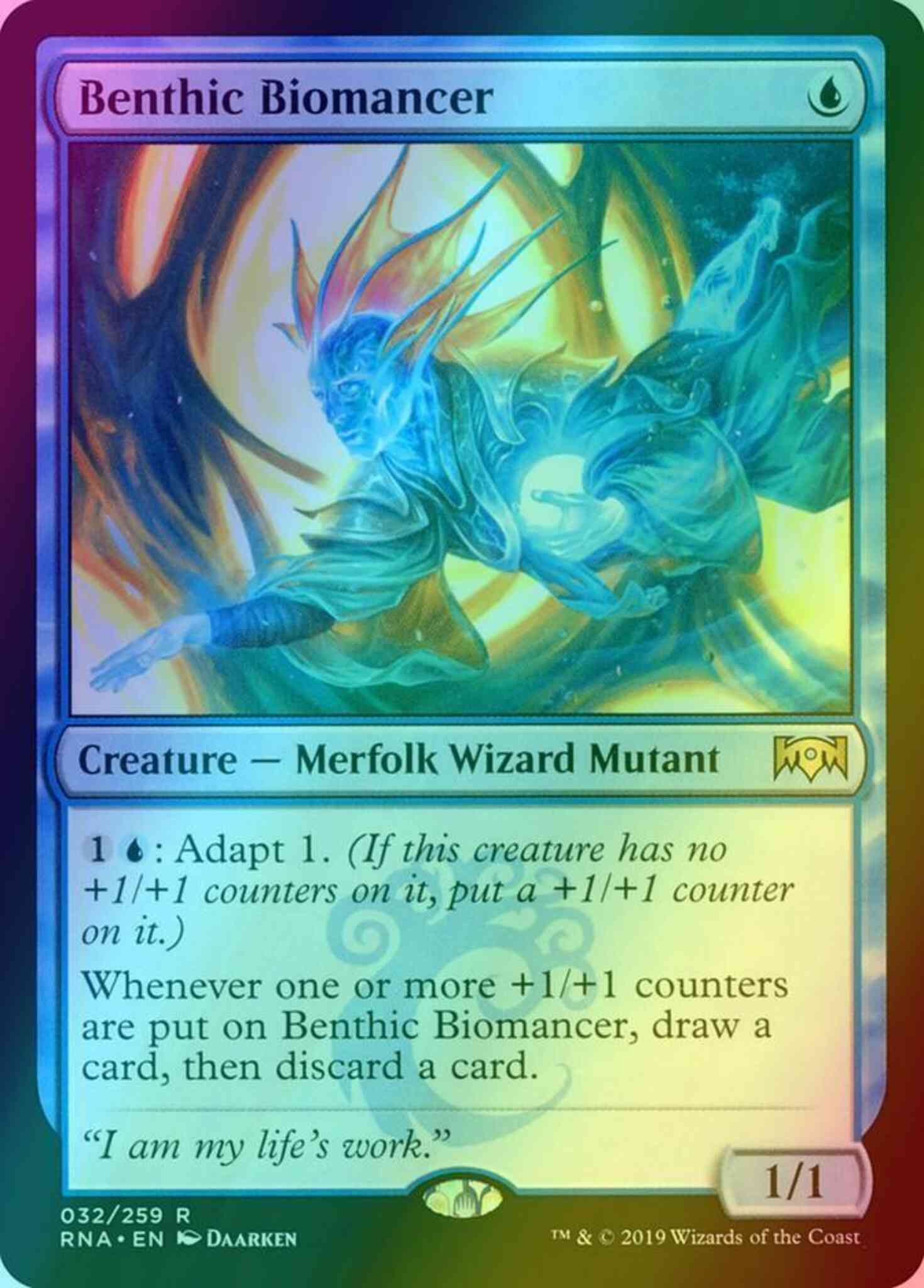 Benthic Biomancer [32] [Ravnica Allegiance] [Foil]