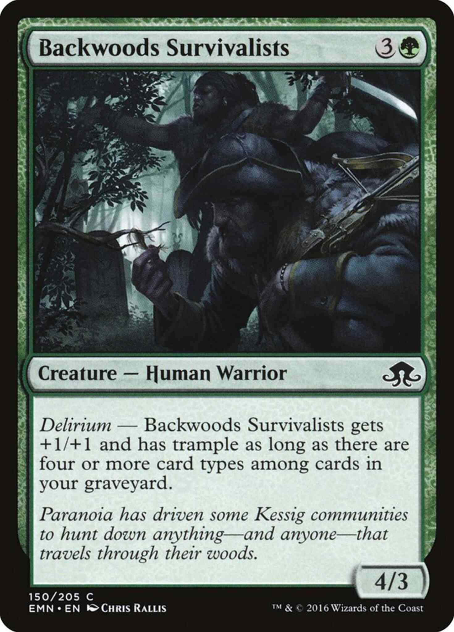 Backwoods Survivalists [150] [Eldritch Moon] [Non-Foil]