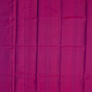 Purple Handloom Kanchipuram Silk Saree With Contrast Border