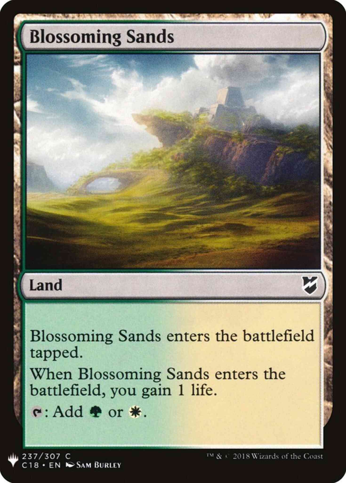 Blossoming Sands [C18-237] [The List] [Non-Foil]