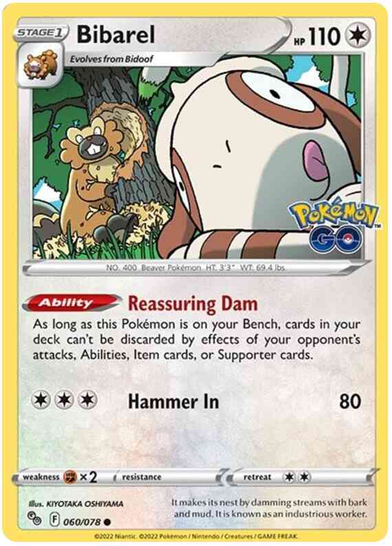 Bibarel - 060/078 - Common [pgo-060] [Non-Holo]