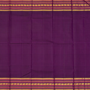 Light Peach Handloom Korvai Kanchipuram Silk Saree With Kamalam Buttas