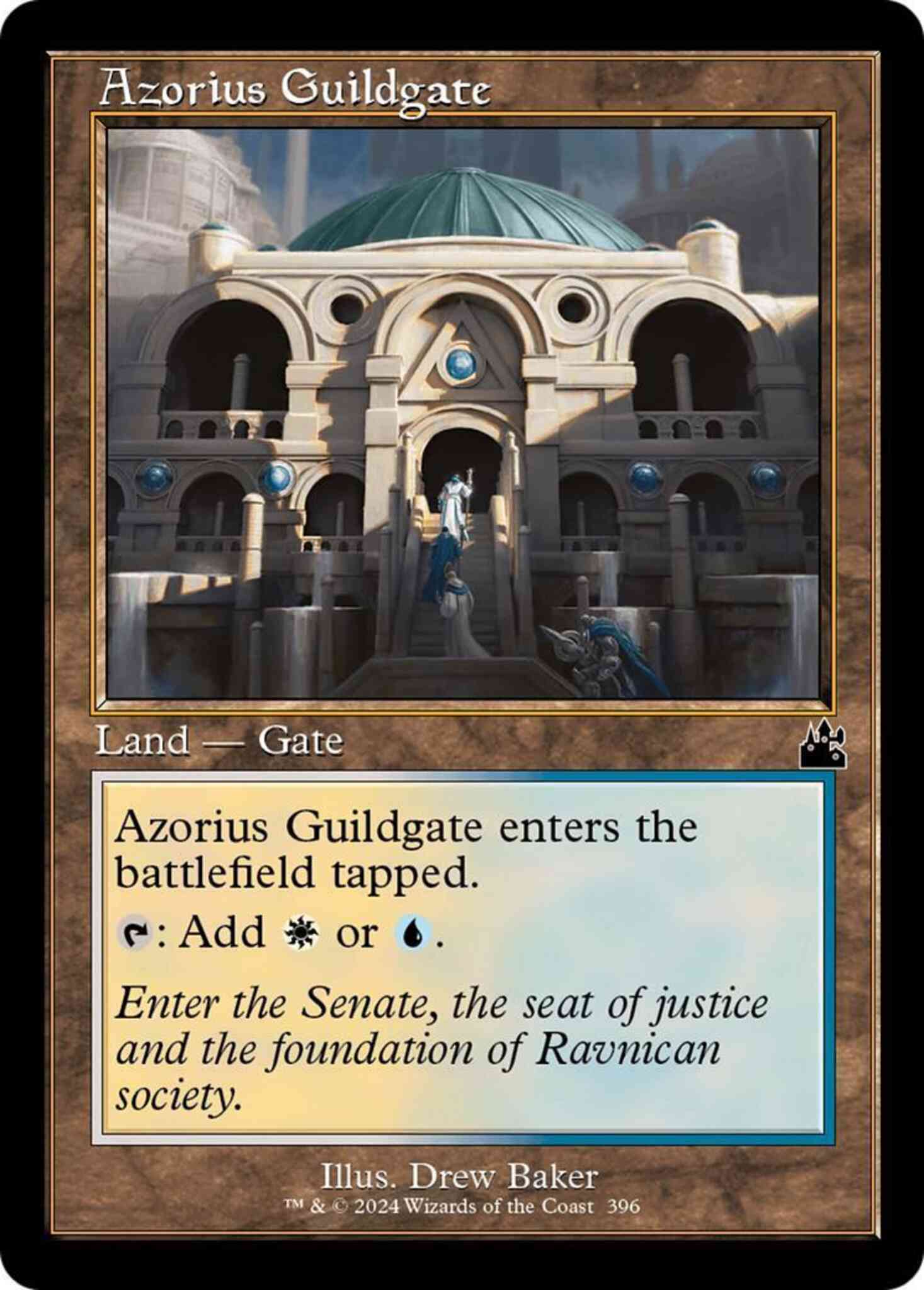 Azorius Guildgate [396] [Retro Frame] [Ravnica Remastered] [Non-Foil]
