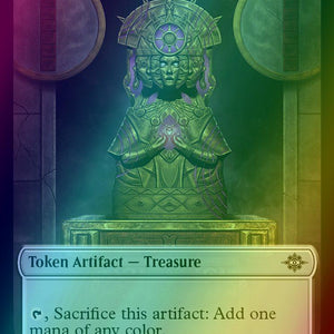 Bat Token (06) // Treasure Token (18) [The Lost Caverns of Ixalan: Tokens] [Foil]