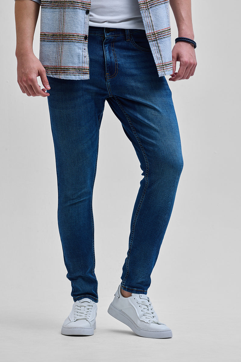 Denim Blue Skinny Fit Jeans