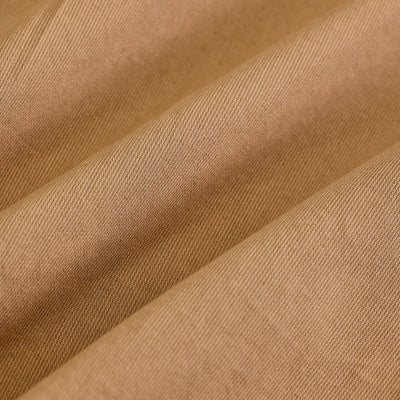 Light Brown Slim Fit Mandarin Shirt