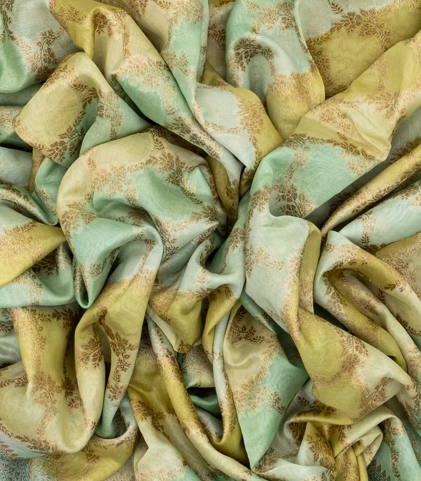 Multi Colour Handloom Banarasi Silk Cotton Saree With Jaal Motifs